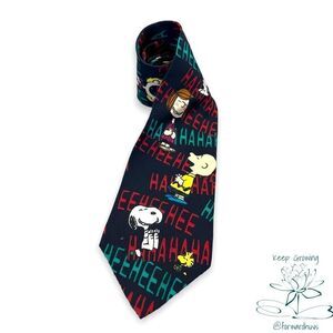 Peanuts Charlie Brown Characters Funny Tie